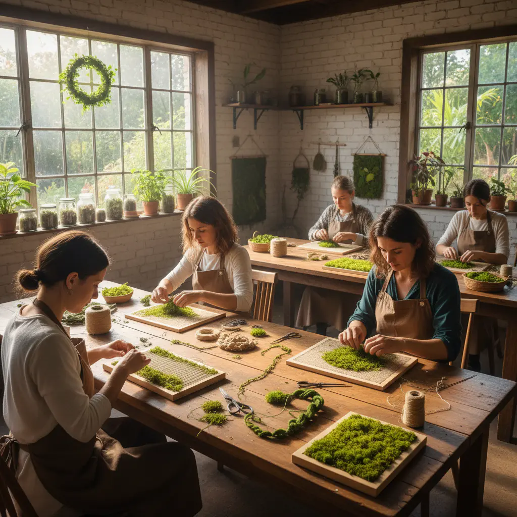 Moss weaving workshop